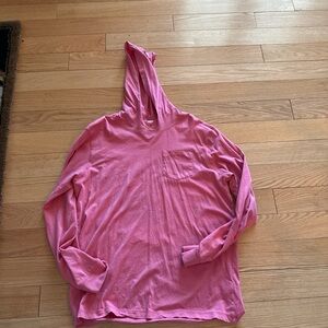 johnnie-O Coral Hooded Shirt